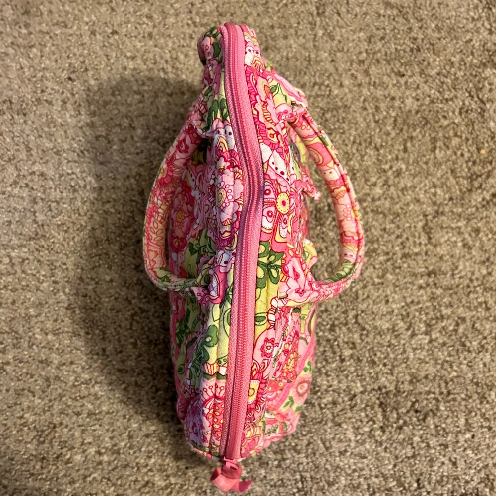 Retired 2008 Vera Bradley Bowler Handbag. Petal Pink - Picture 5 of 6